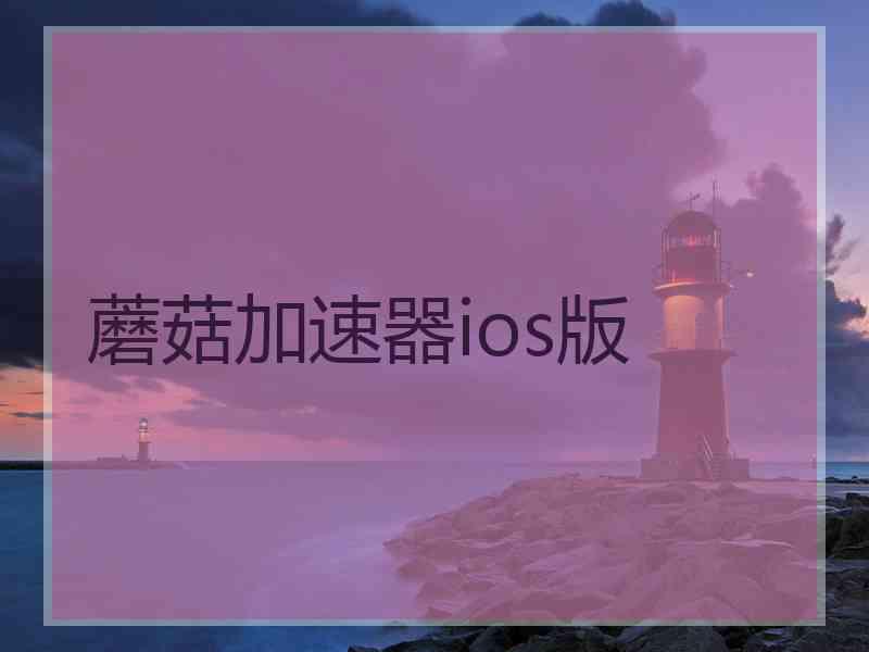 蘑菇加速器ios版 蘑菇加速器ios版