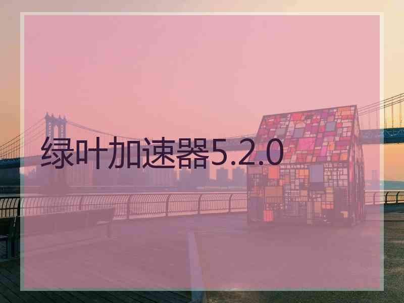 绿叶加速器5.2.0