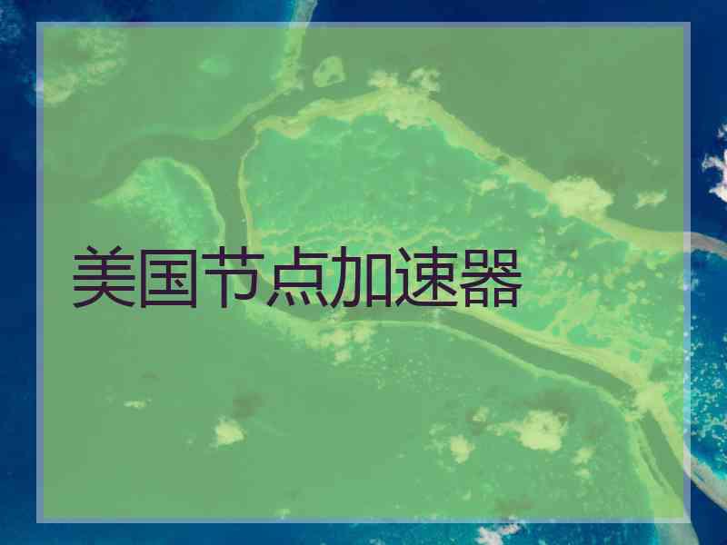 美国节点加速器