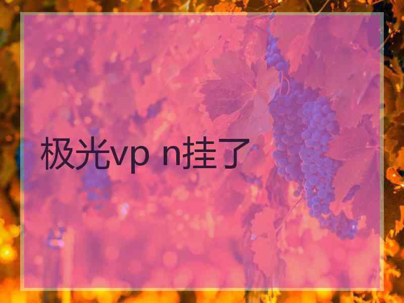 极光vp n挂了