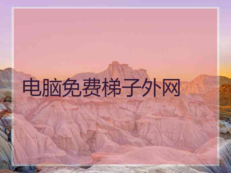 电脑免费梯子外网