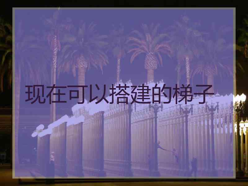 现在可以搭建的梯子