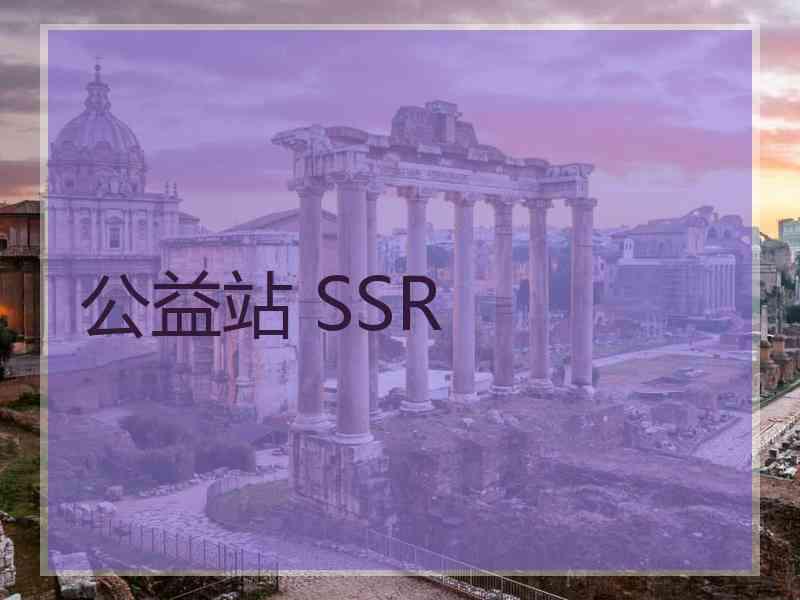 公益站 SSR