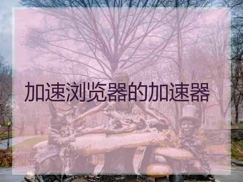 加速浏览器的加速器