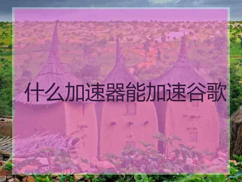 什么加速器能加速谷歌