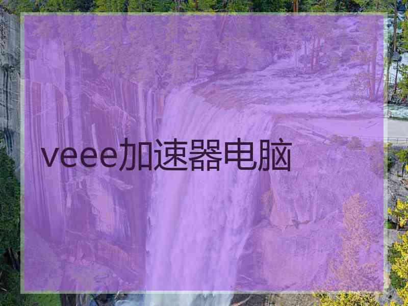 veee加速器电脑
