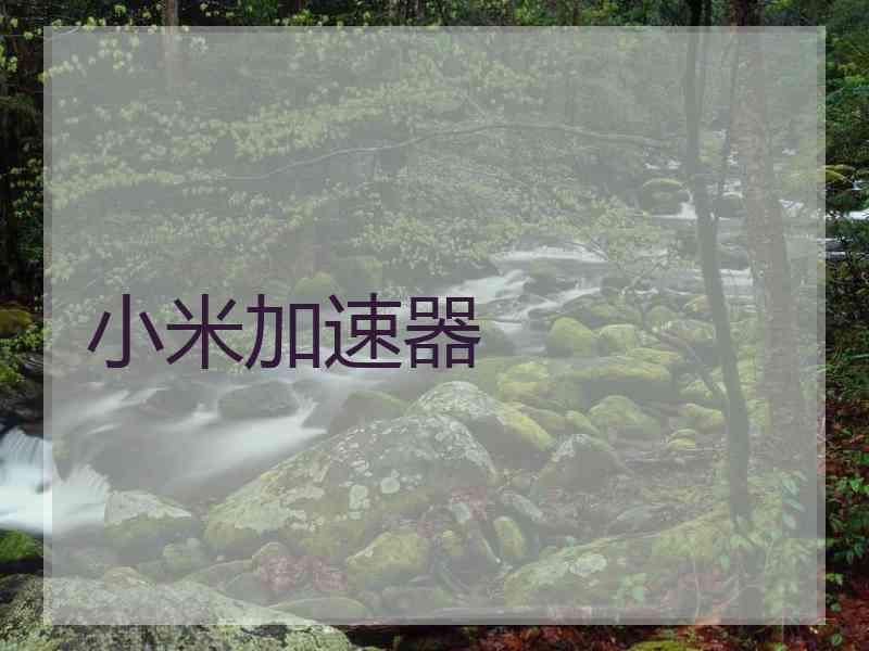 小米加速器