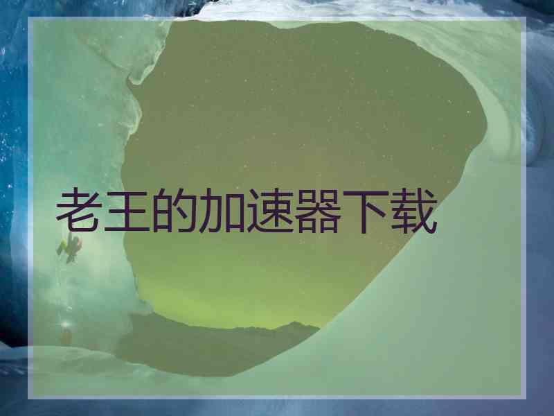 老王的加速器下载