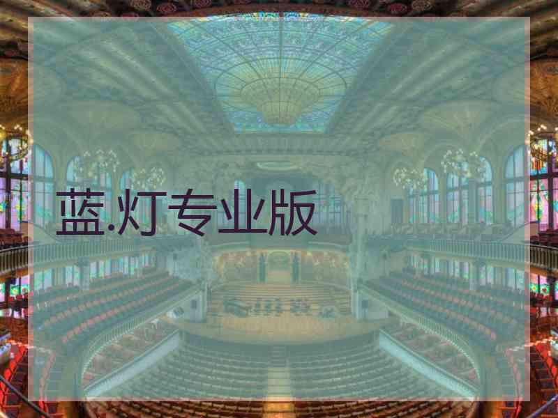 蓝.灯专业版