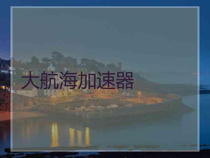 大航海加速器