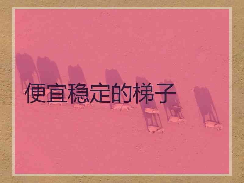便宜稳定的梯子
