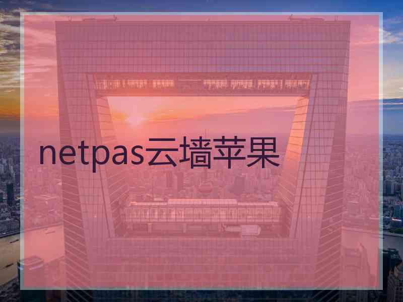 netpas云墙苹果