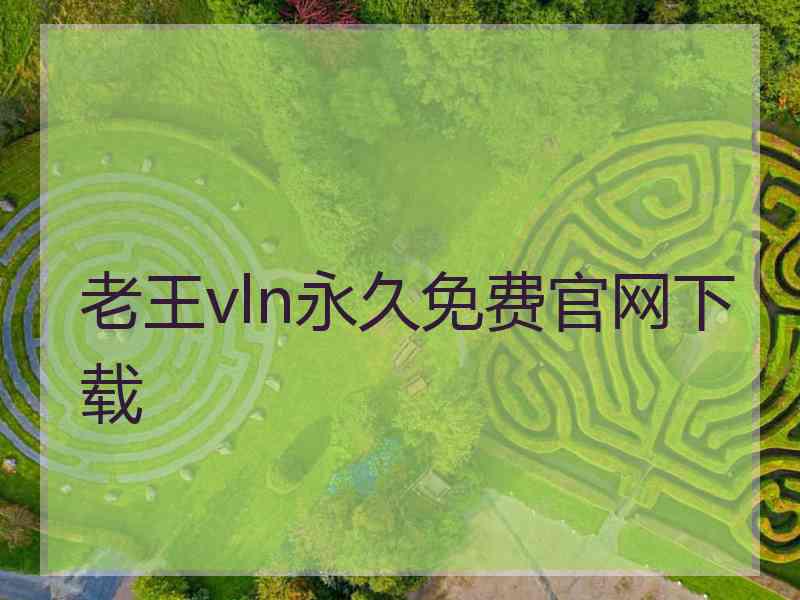 老王vln永久免费官网下载