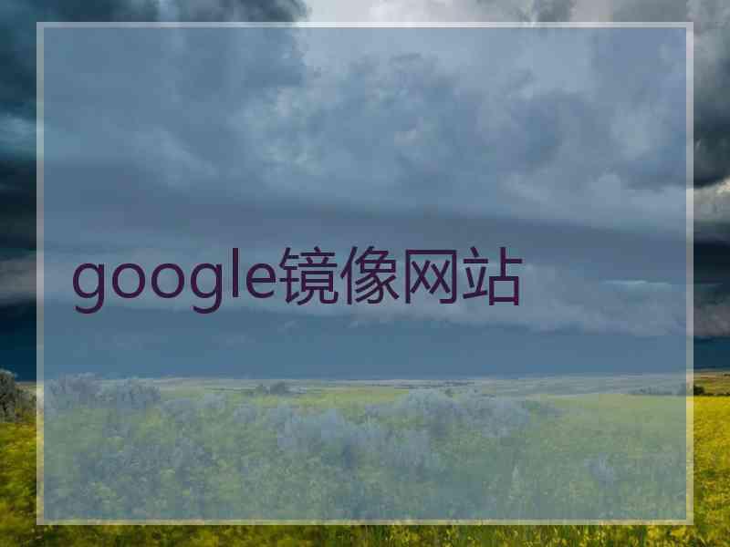 google镜像网站