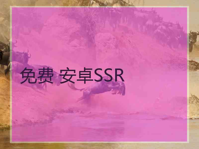 免费 安卓SSR