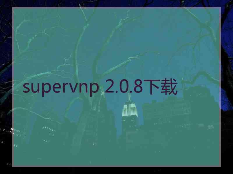 supervnp 2.0.8下载