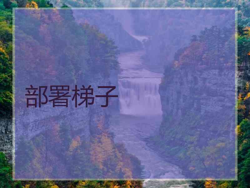部署梯子