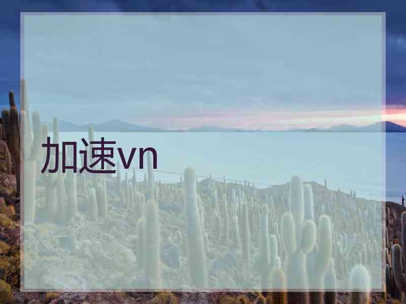 加速vn