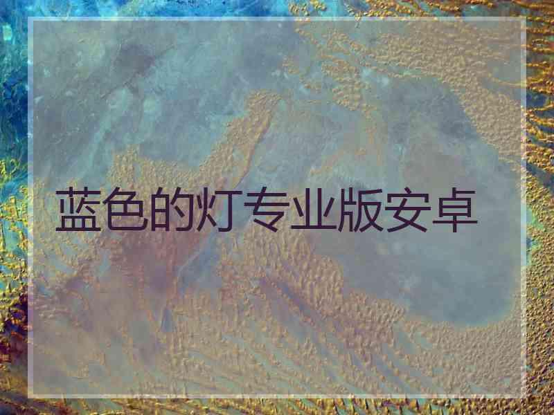 蓝色的灯专业版安卓