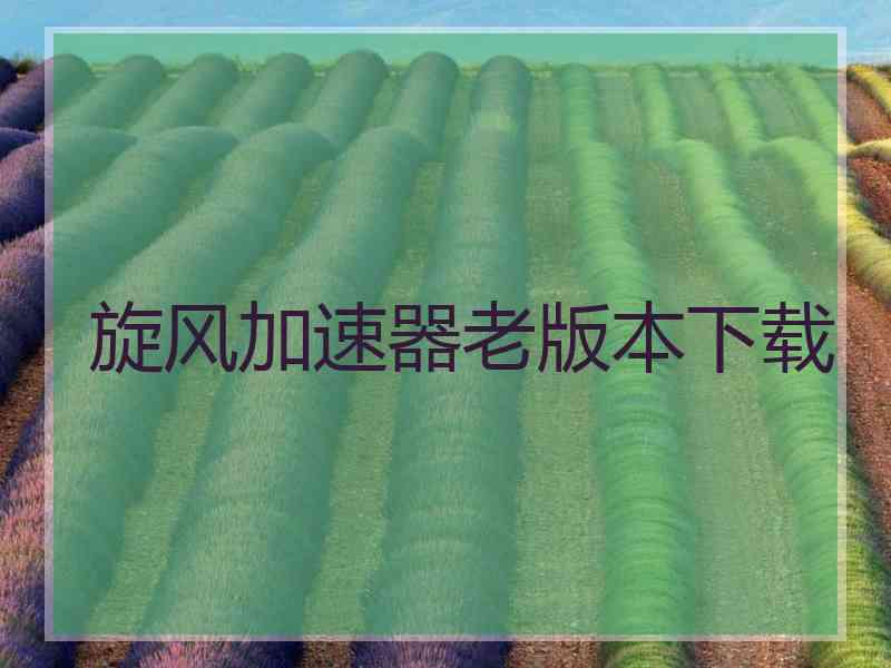 旋风加速器老版本下载