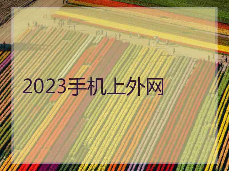 2023手机上外网