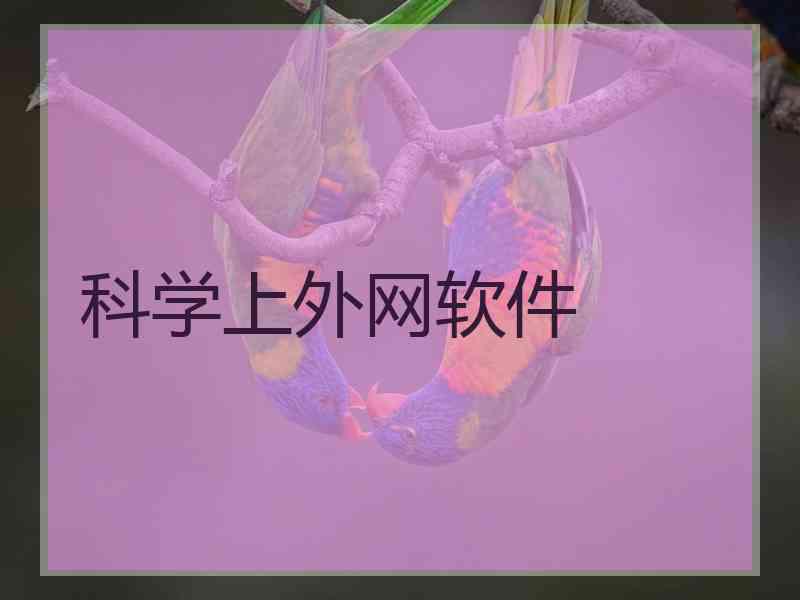科学上外网软件