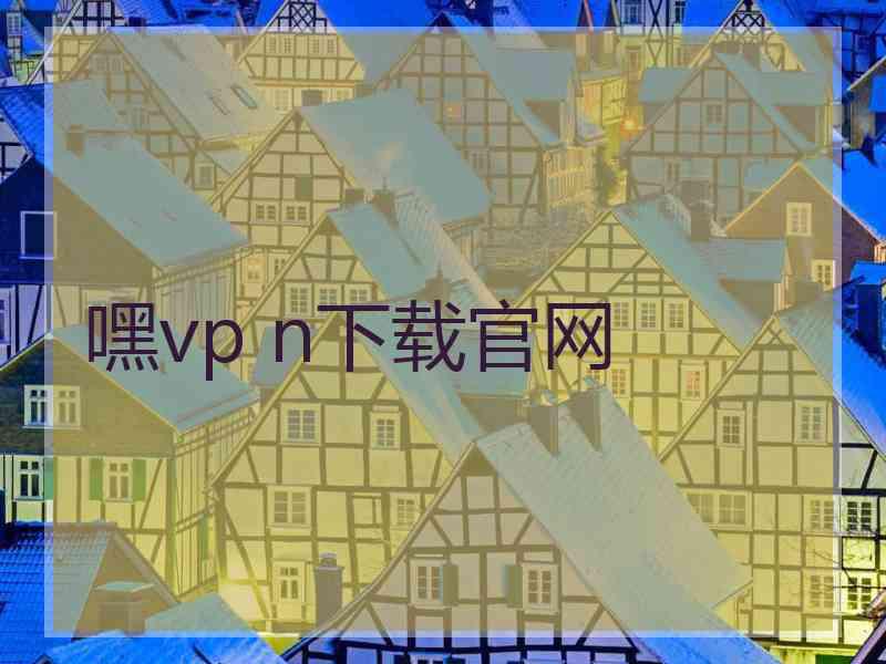 嘿vp n下载官网