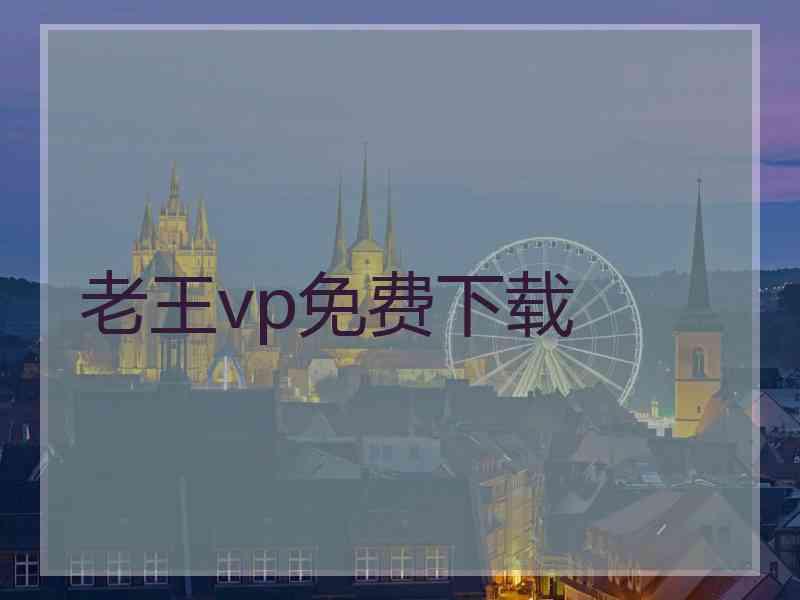 老王vp免费下载