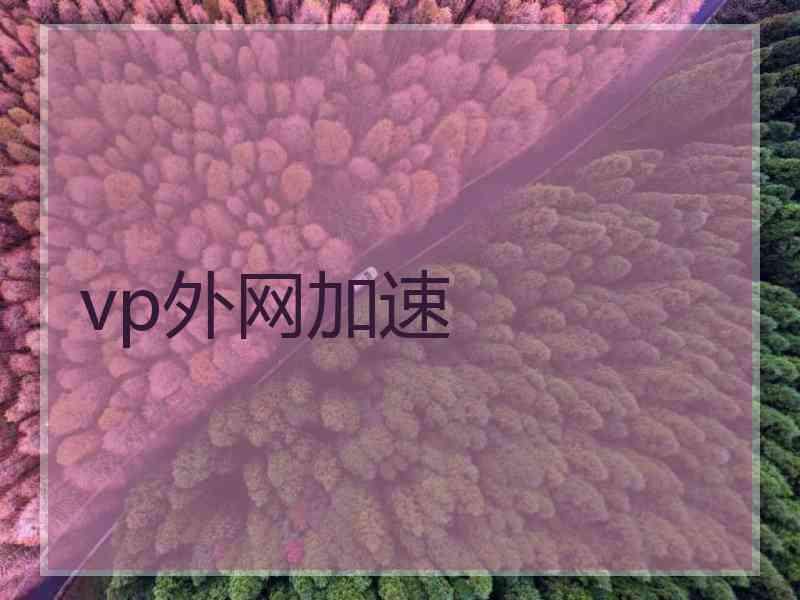 vp外网加速