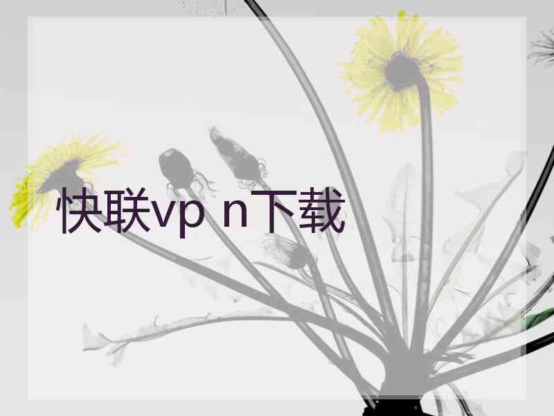 快联vp n下载