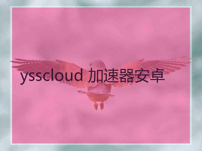 ysscloud 加速器安卓