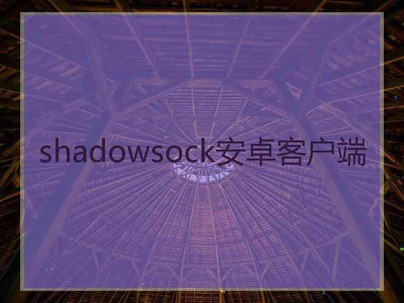 shadowsock安卓客户端