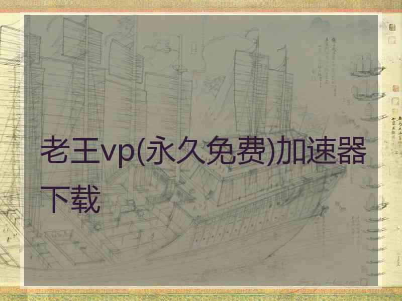 老王vp(永久免费)加速器下载