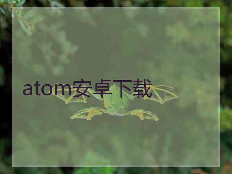 atom安卓下载