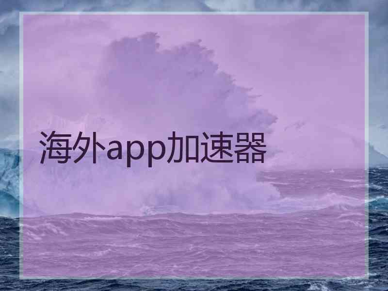 海外app加速器