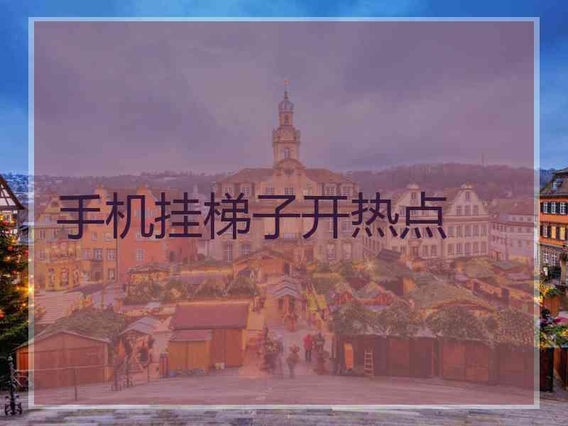 手机挂梯子开热点