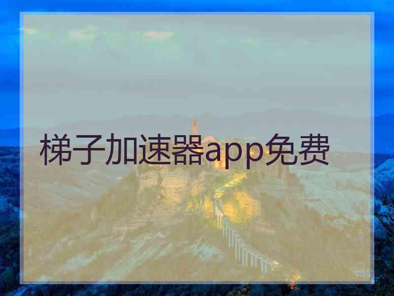 梯子加速器app免费
