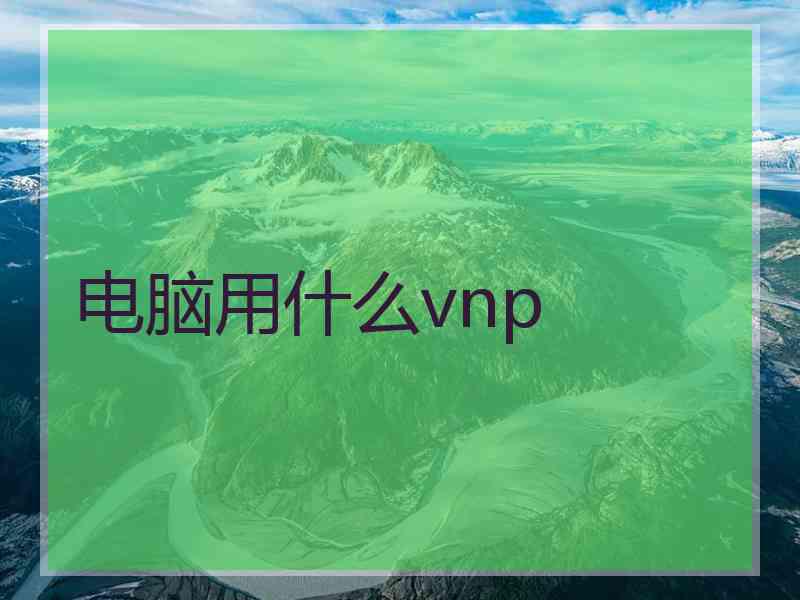 电脑用什么vnp