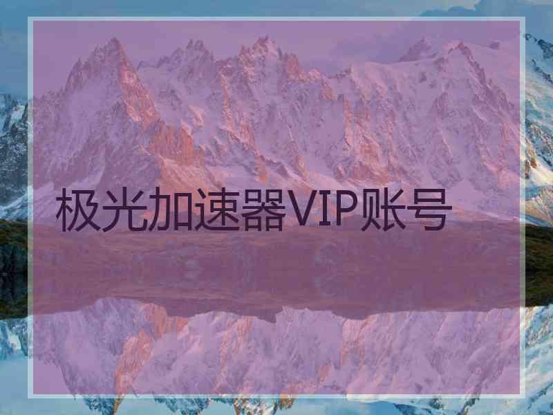 极光加速器VIP账号