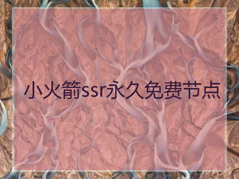 小火箭ssr永久免费节点