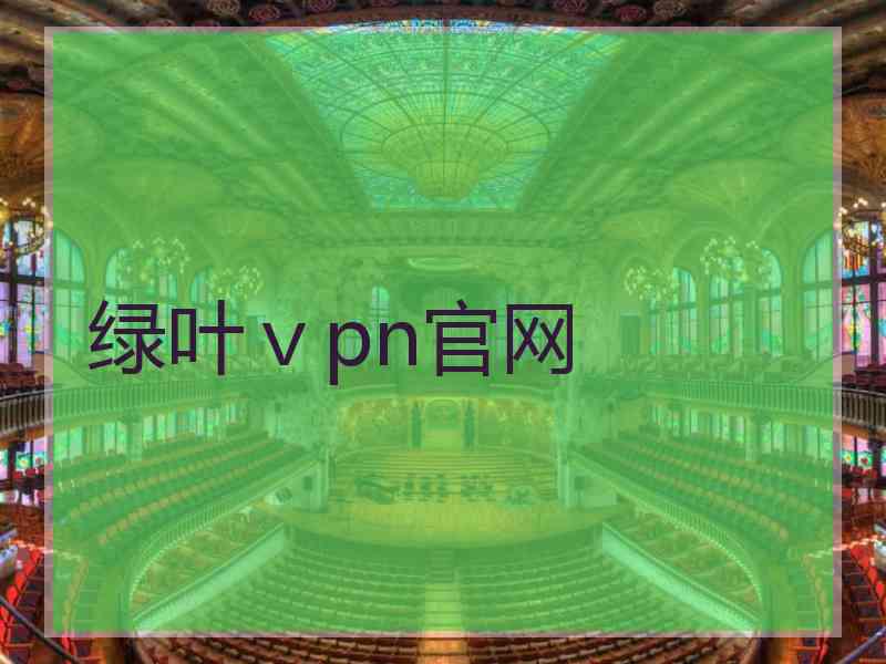 绿叶ⅴpn官网