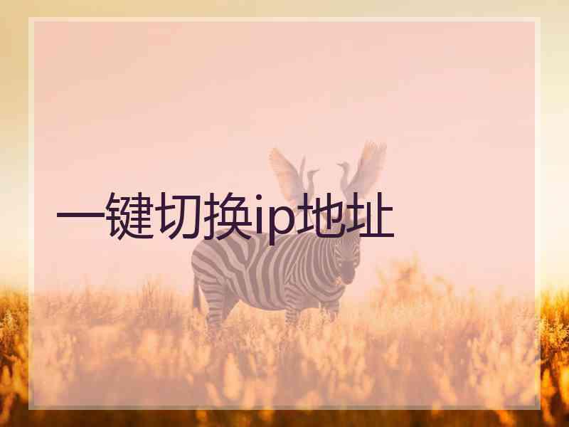 一键切换ip地址