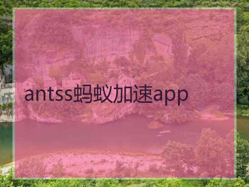 antss蚂蚁加速app