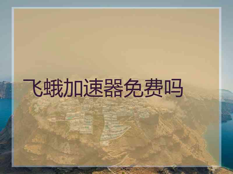 飞蛾加速器免费吗