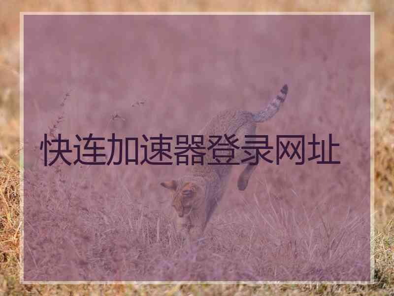 快连加速器登录网址