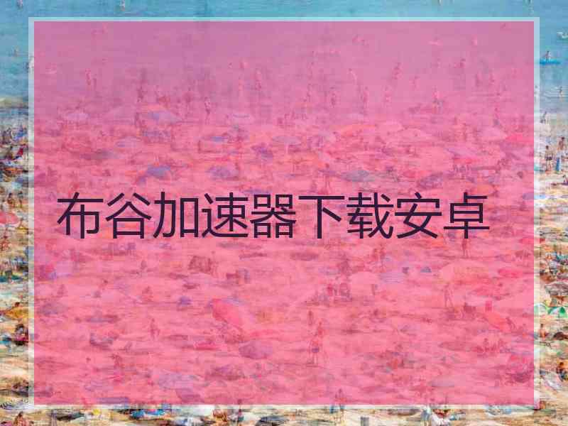 布谷加速器下载安卓