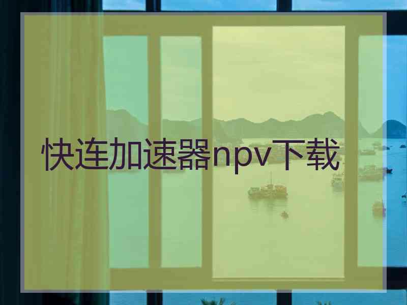 快连加速器npv下载