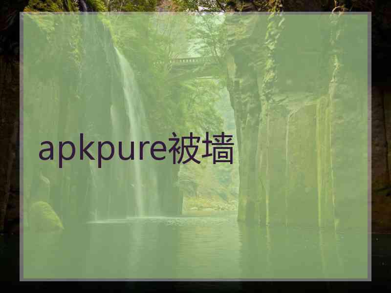 apkpure被墙