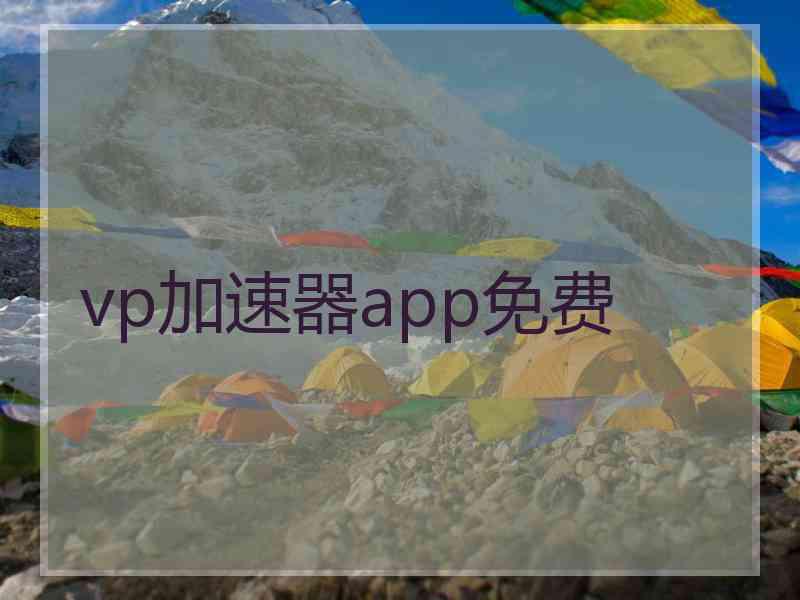 vp加速器app免费