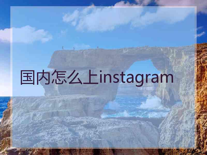 国内怎么上instagram